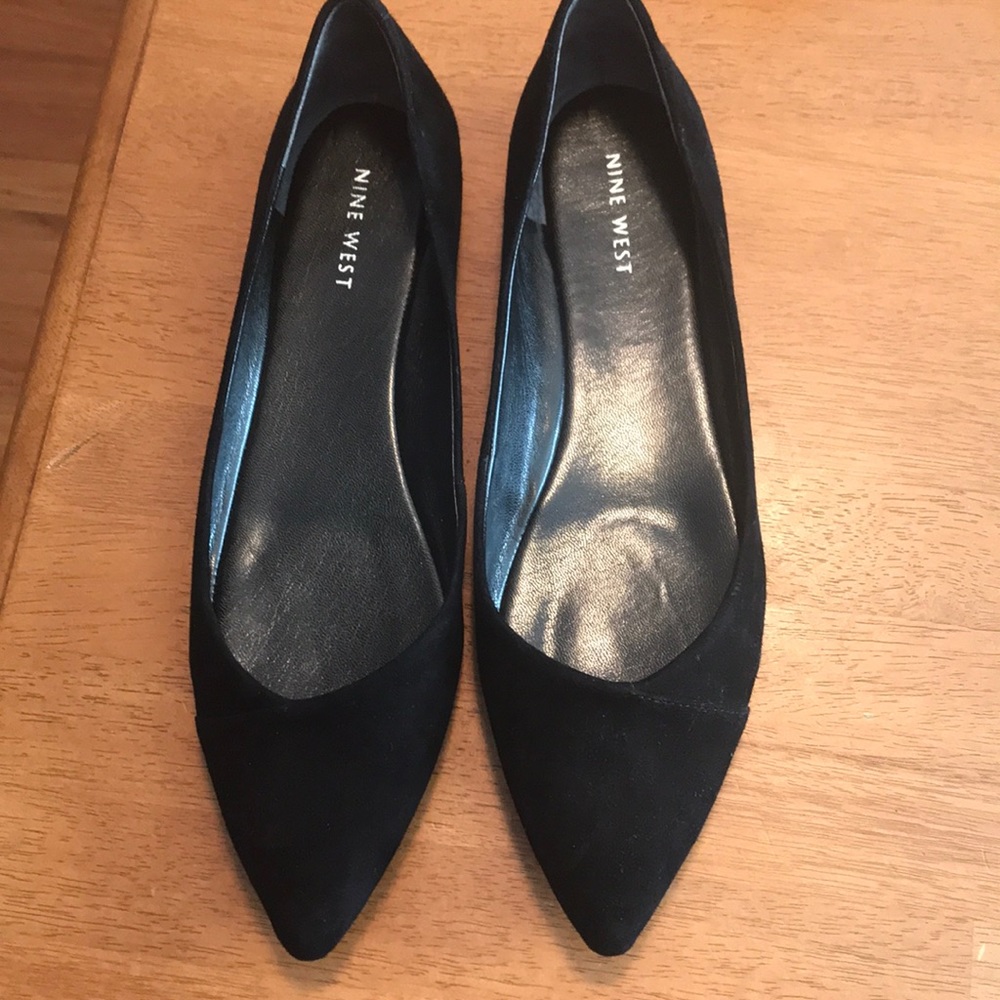 Cute NEVER worn/still in box pointy toe suede flat